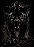 Black Panther - Impression sur aluminium HD | E9 Fine Metal Art