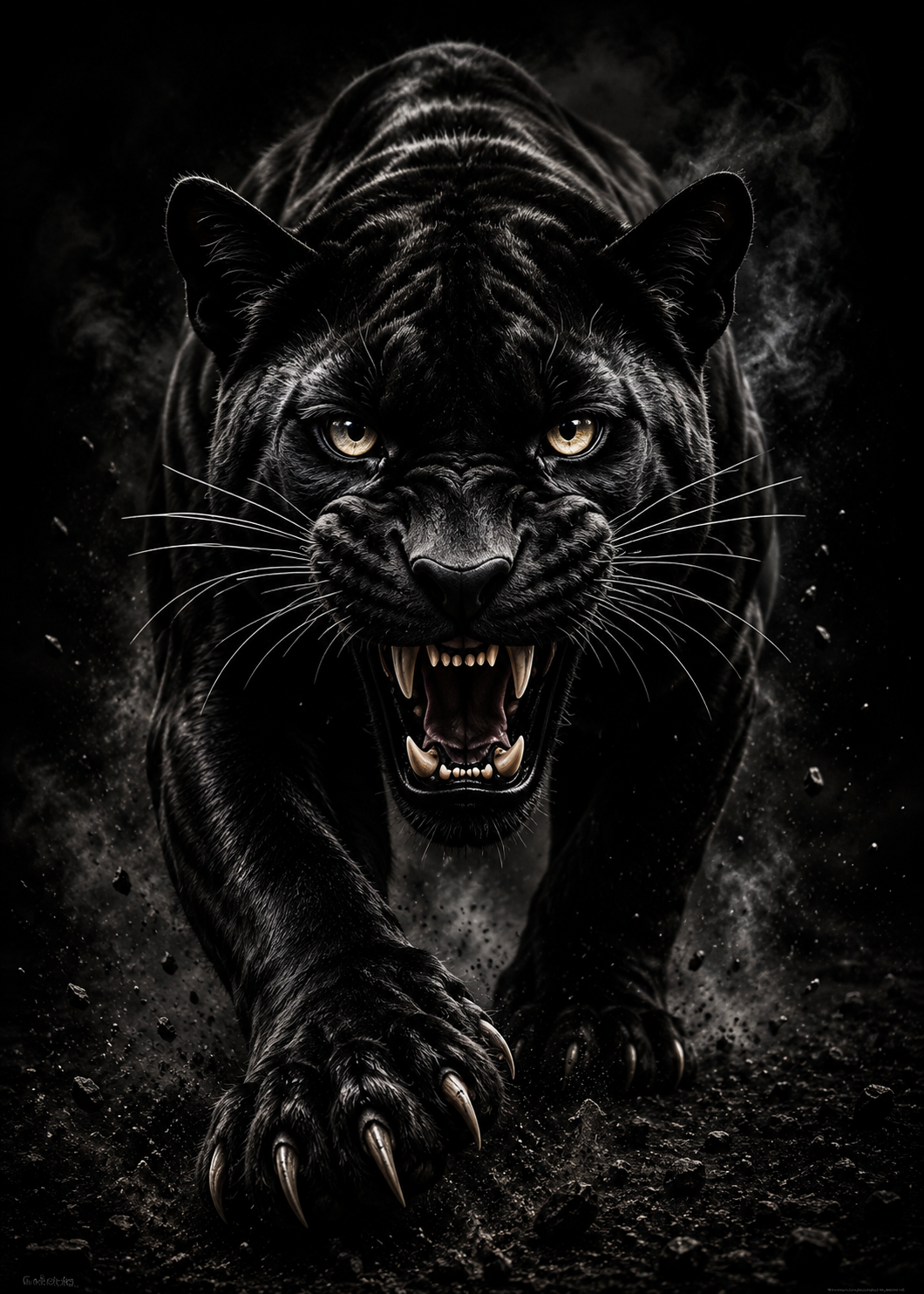 Black Panther - Impression sur aluminium HD | E9 Fine Metal Art