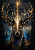Spirit Stag - Impression sur aluminium HD | E9 Fine Metal Art #2