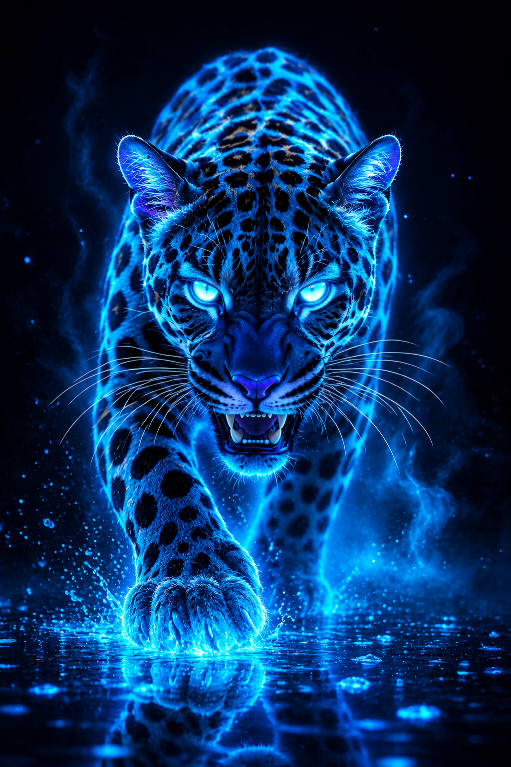 Blue Phantom - Impression sur aluminium HD | E9 Fine Metal Art