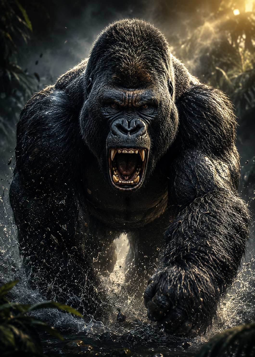 Silverback - Impression sur aluminium HD | E9 Fine Metal Art (Copie)
