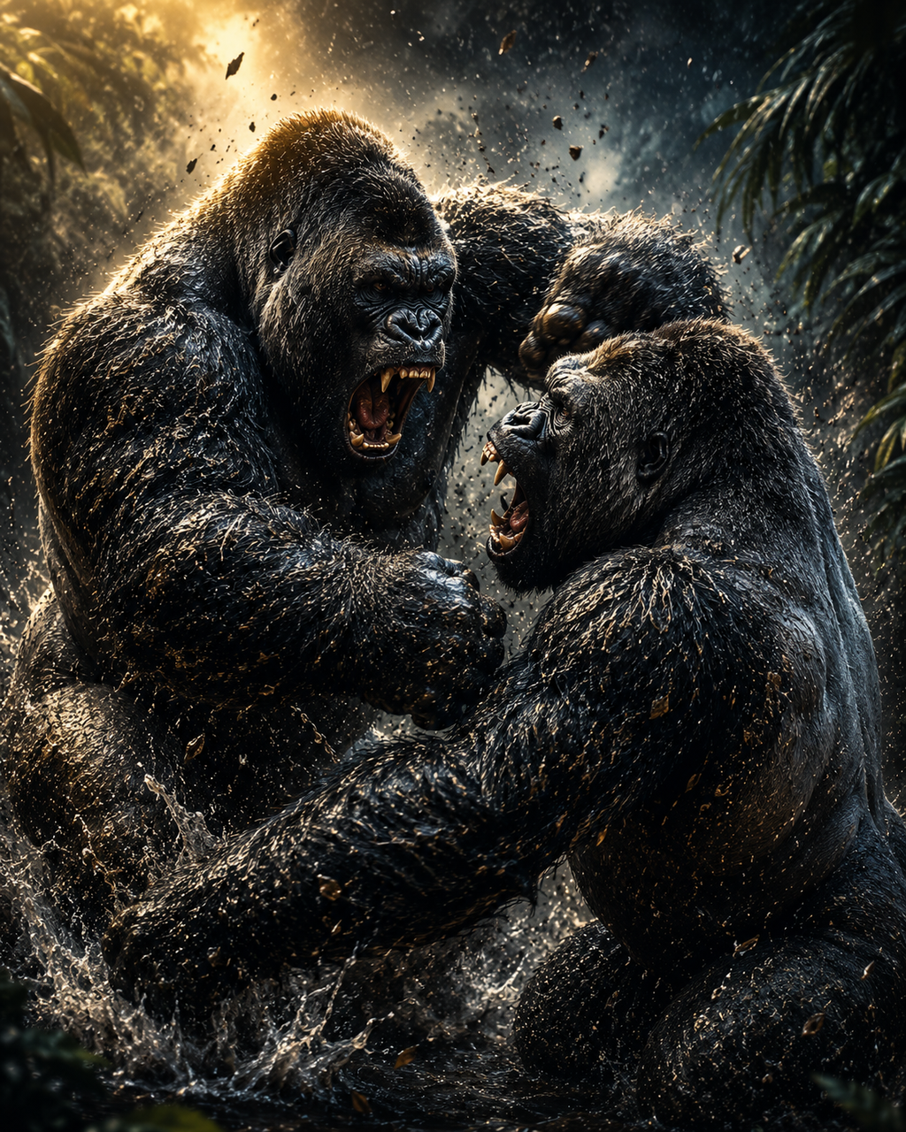 Clash of Titans - Impression sur aluminium HD | E9 Fine Metal Art