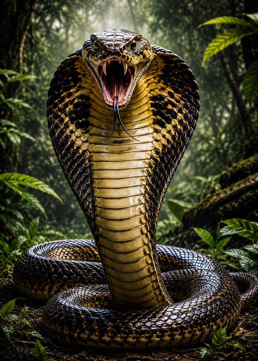 King Cobra - Impression sur aluminium HD | E9 Fine Metal Art