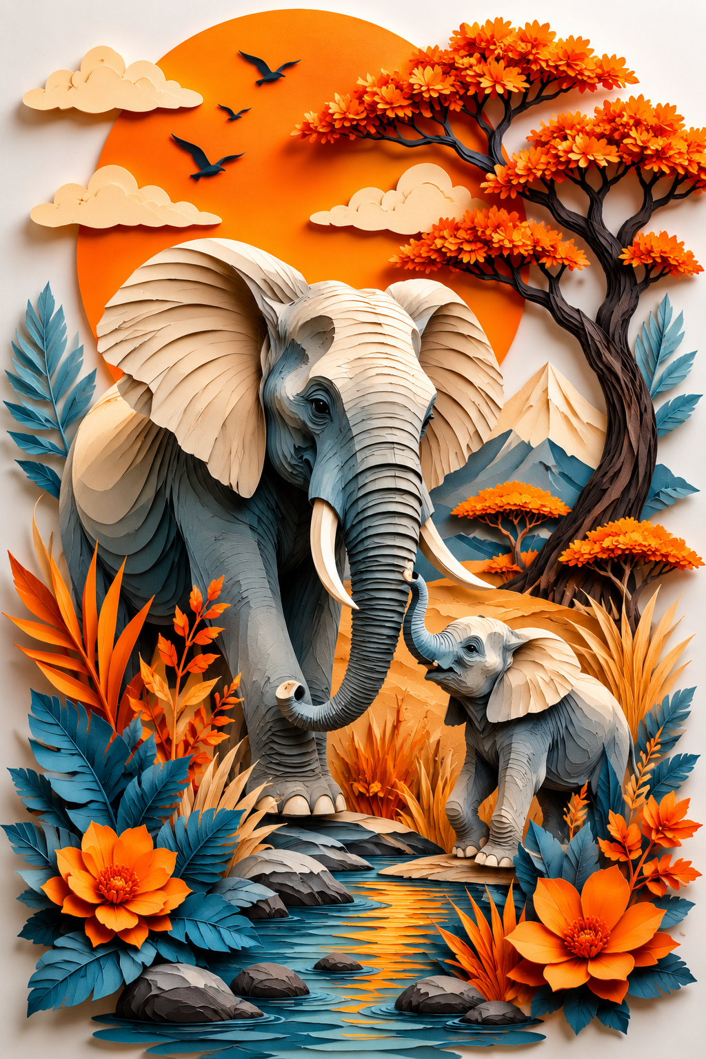 Trunk to Trunk - Impression sur aluminium HD | E9 Fine Metal Art