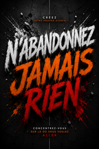 N'Abandonnez Jamais Rien I - Impression sur aluminium HD | E9 Fine Metal Art