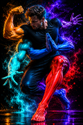 Unleashed Energy - Impression sur aluminium HD | E9 Fine Metal Art