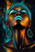 Turquoise Rising - Impression sur aluminium HD | E9 Fine Metal Art
