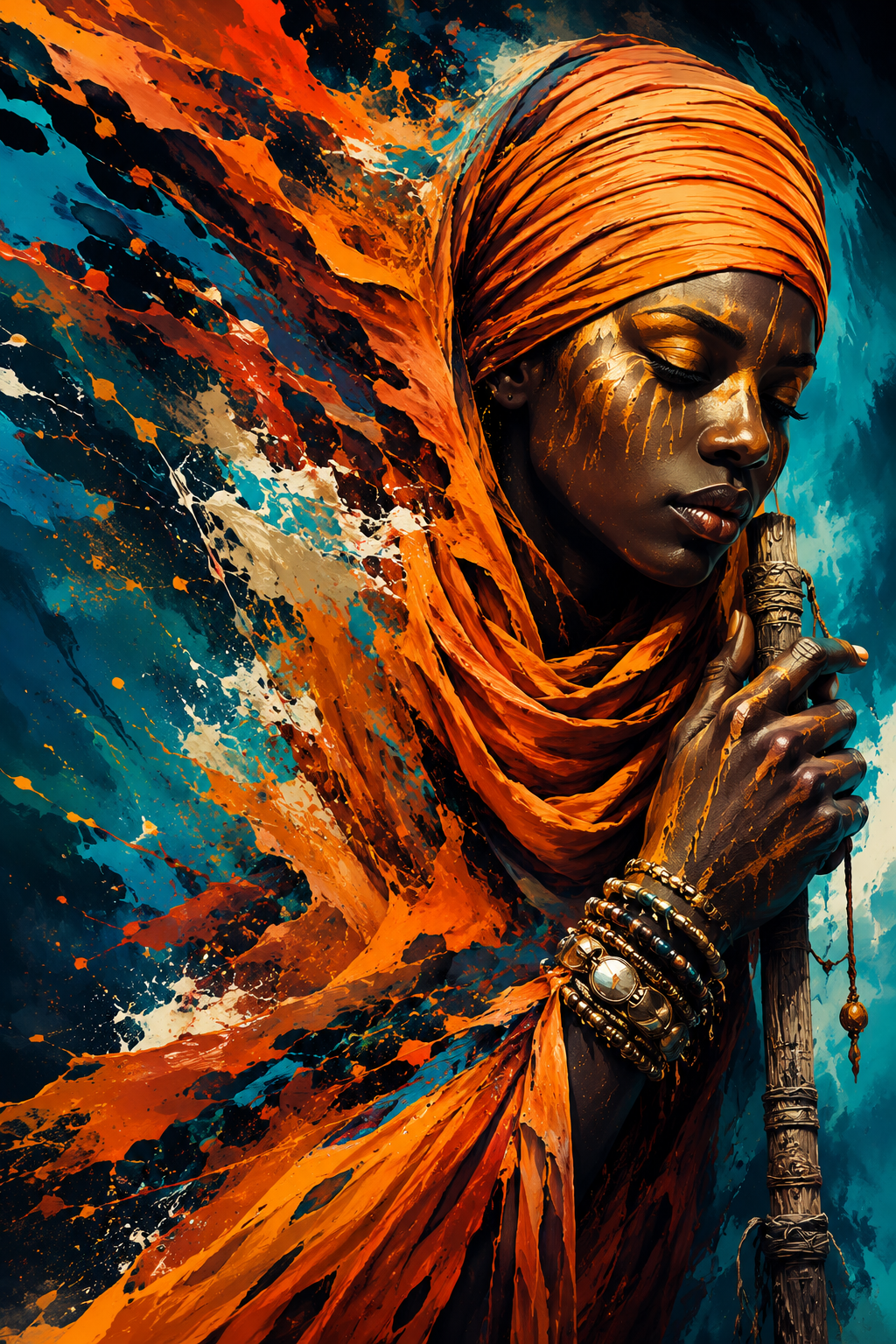 Flame of Grace - Impression sur aluminium HD | E9 Fine Metal Art