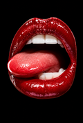 Red Lips - Impression sur aluminium HD | E9 Fine Metal Art