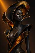 Shattered Elegance - Surrealist Art Aluminium Print
