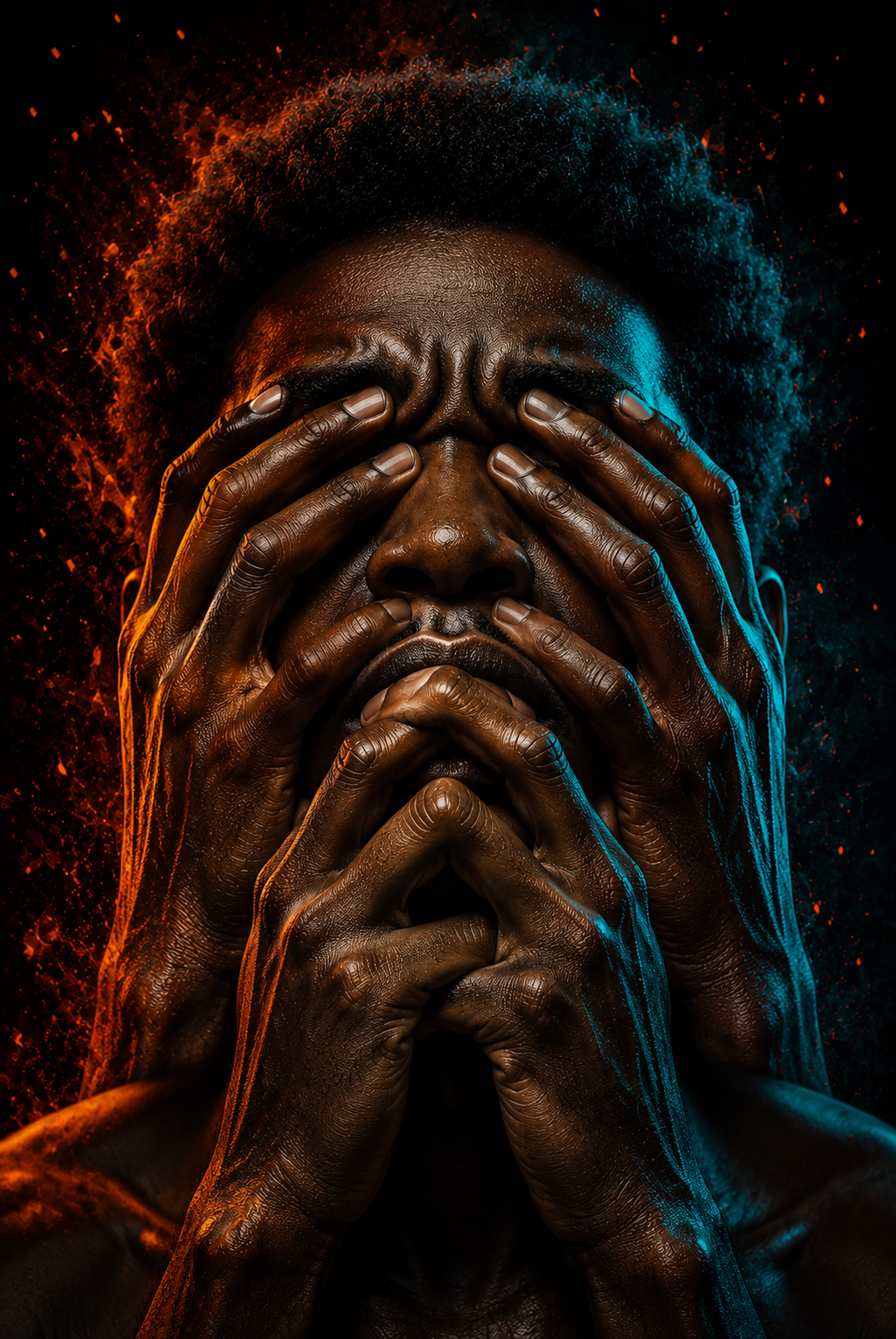 Can't See Me - Impression sur aluminium HD | E9 Fine Metal Art
