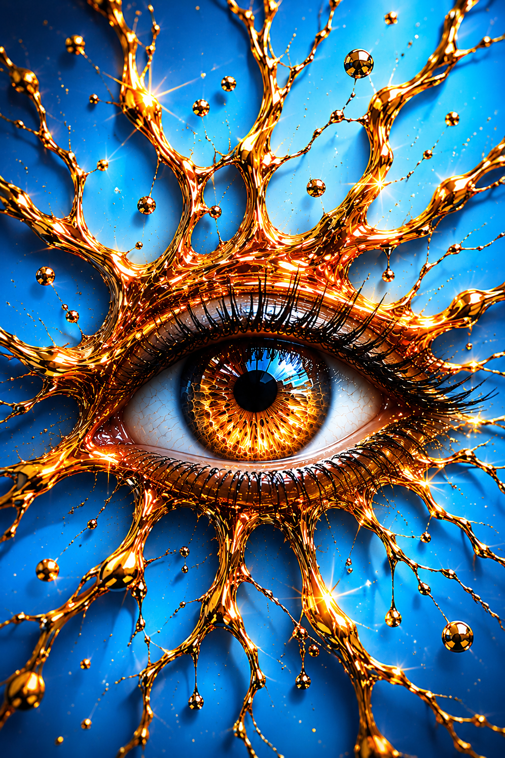 Shattered Elegance - Surrealist Art Aluminium Print