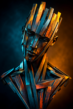 Broken Man - Impression sur aluminium HD | E9 Fine Metal Art