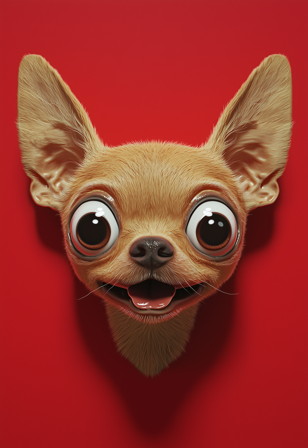 Loco Chihuahua - Impression sur aluminium HD | E9 Fine Metal Art