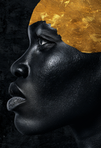 Golden Crown - Impression sur aluminium HD | E9 Fine Metal Art