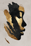 Fragments d'Or - Impression sur aluminium HD | E9 Fine Metal Art