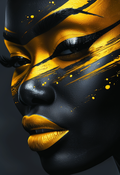 Wild Brushstroke - Impression sur aluminium HD | E9 Fine Metal Art