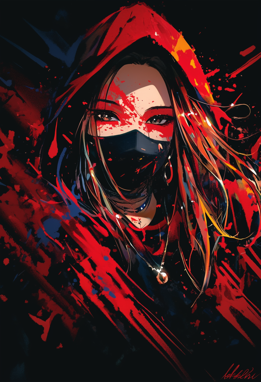 Red Hood - Impression sur aluminium HD | E9 Fine Metal Art