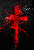 Le Sang de la Croix - Impression sur aluminium HD | E9 Fine Metal Art