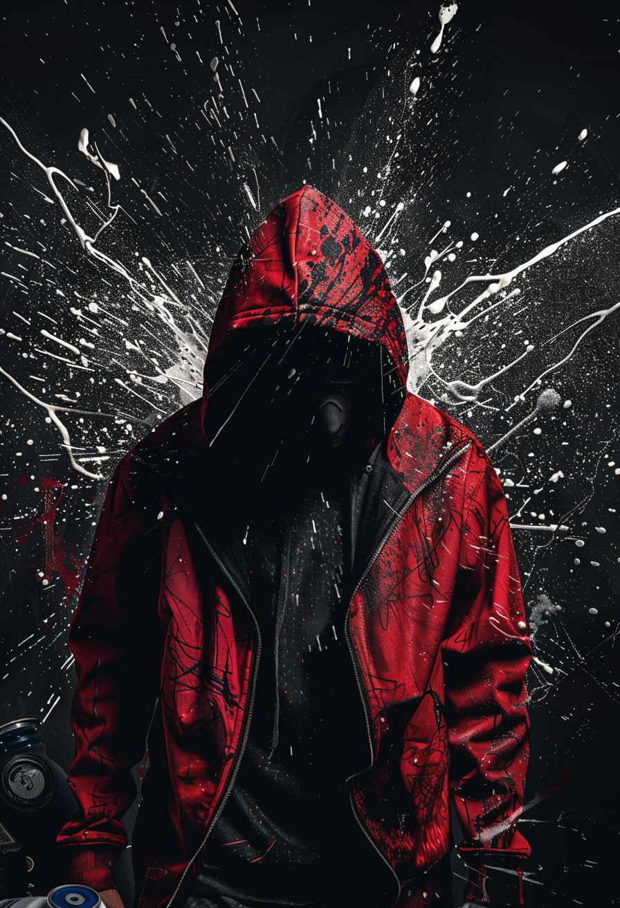 Red Ghost - Impression sur aluminium HD | E9 Fine Metal Art