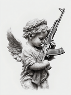 Innocent Warrior - Impression sur aluminium HD | E9 Fine Metal Art