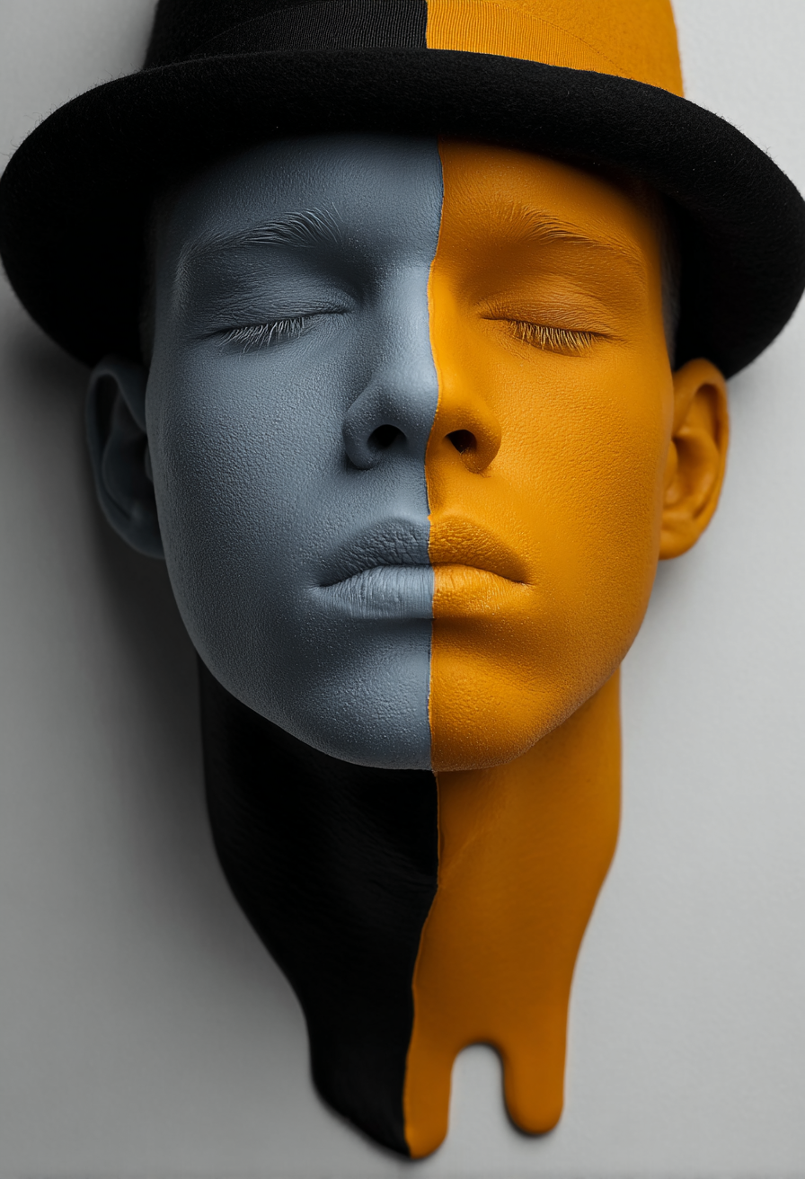 Half & Half X - Impression sur aluminium HD | E9 Fine Metal Art