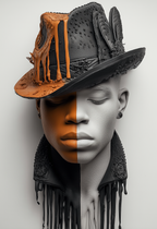 Half & Half XII - Impression sur aluminium HD | E9 Fine Metal Art