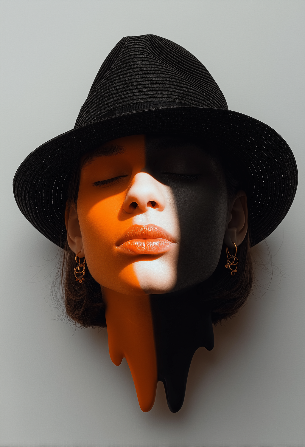 Half & Half IX - Impression sur aluminium HD | E9 Fine Metal Art