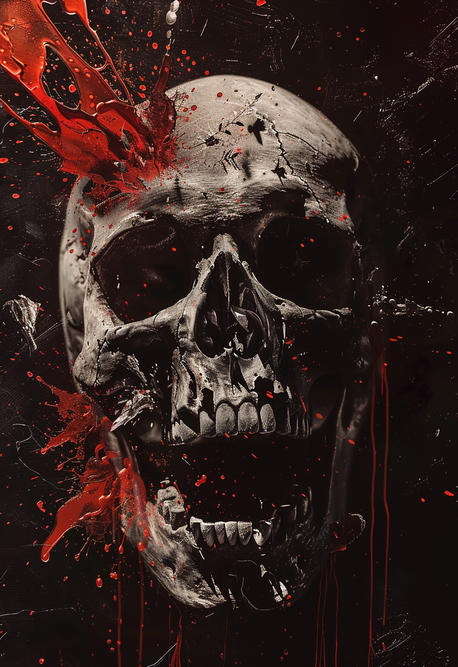 Sacred Skull - Impression sur aluminium HD | E9 Fine Metal Art