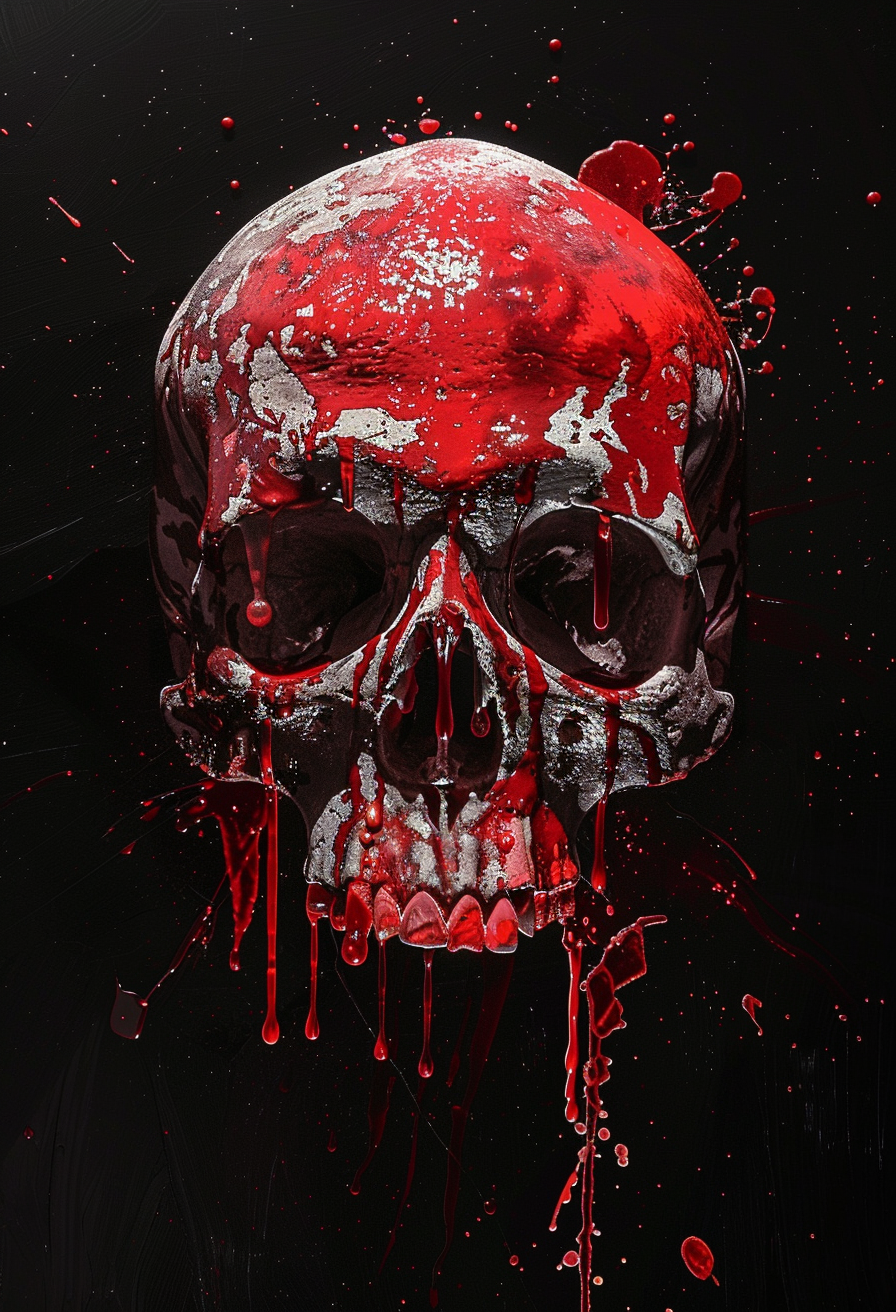 Sacred Skull - Impression sur aluminium HD | E9 Fine Metal Art