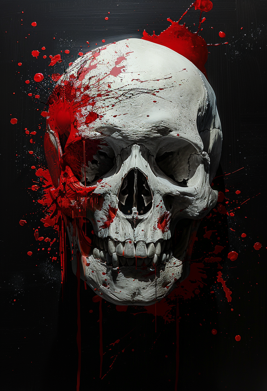 Sacred Skull - Impression sur aluminium HD | E9 Fine Metal Art