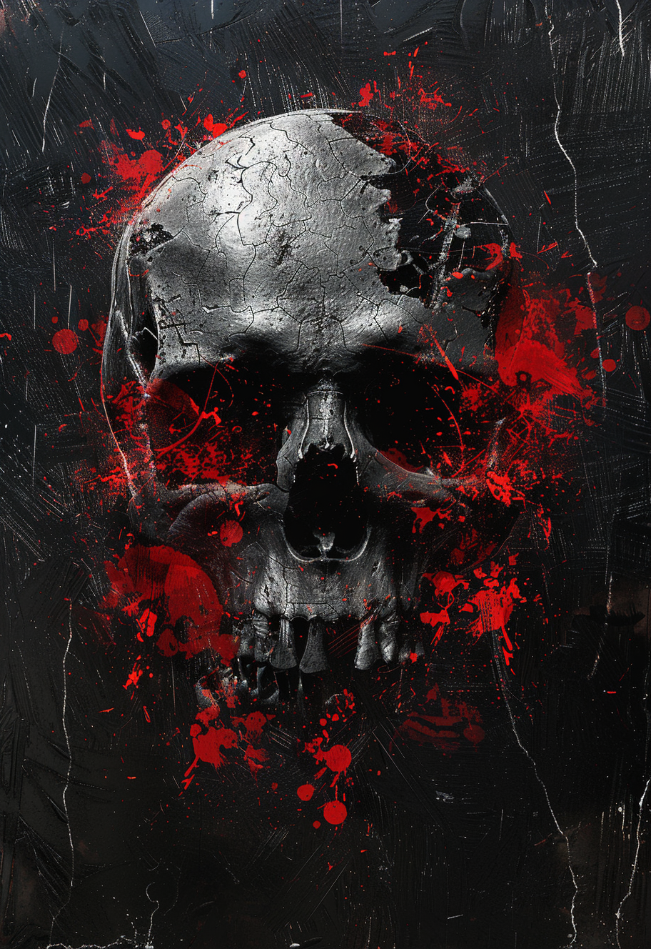 Sacred Skull  - Impression sur aluminium HD | E9 Fine Metal Art
