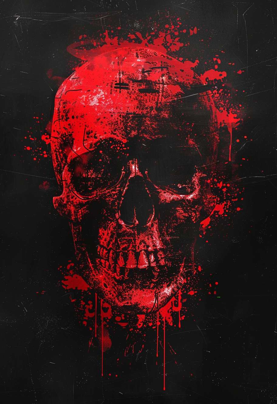 Sacred Skull - Impression sur aluminium HD | E9 Fine Metal Art