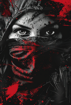 Shadow Warrior - Impression sur aluminium HD | E9 Fine Metal Art