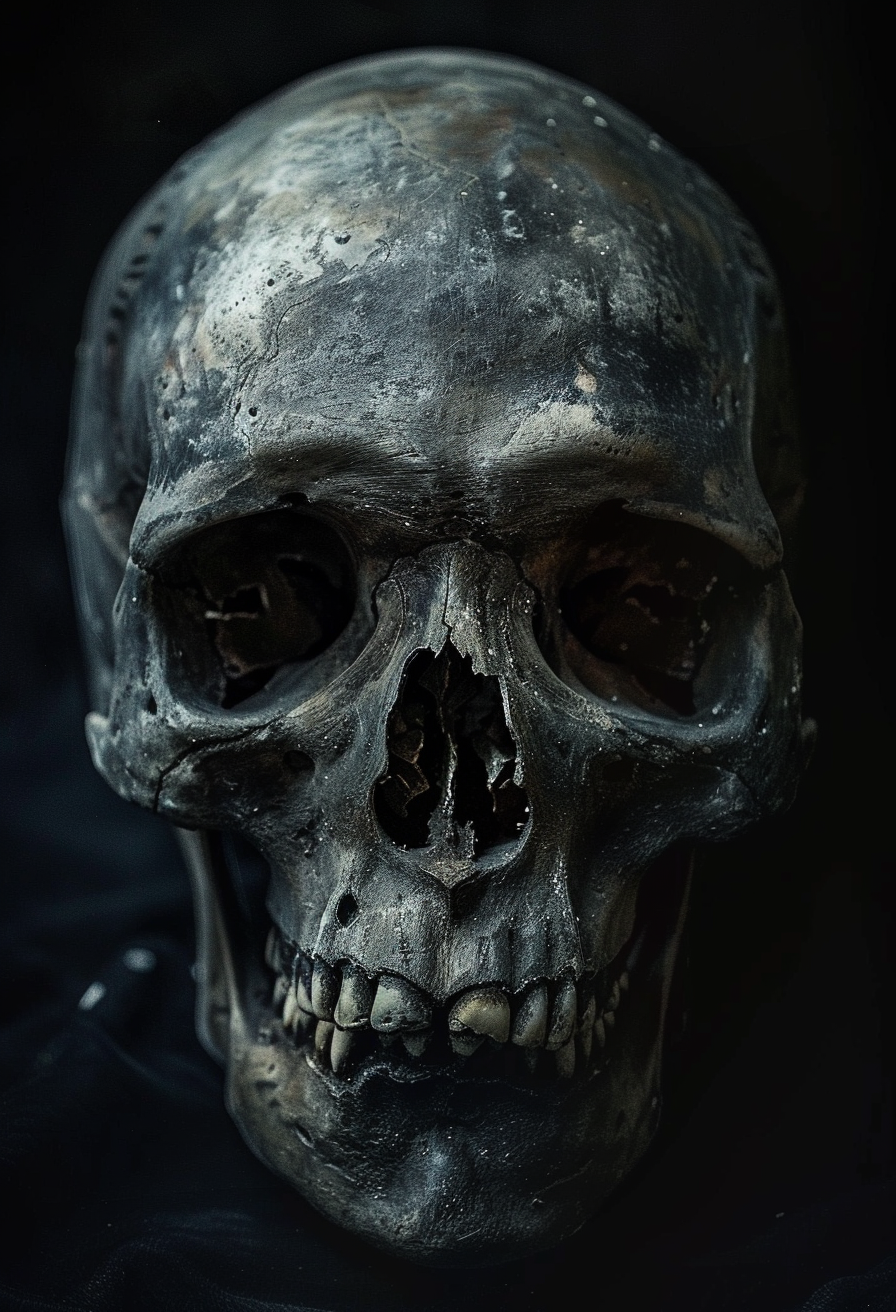 Sacred Skull - Impression sur aluminium HD | E9 Fine Metal Art