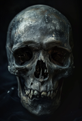 Sacred Skull - Impression sur aluminium HD | E9 Fine Metal Art