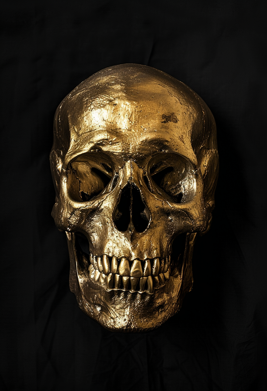 Sacred Skull - Impression sur aluminium HD | E9 Fine Metal Art