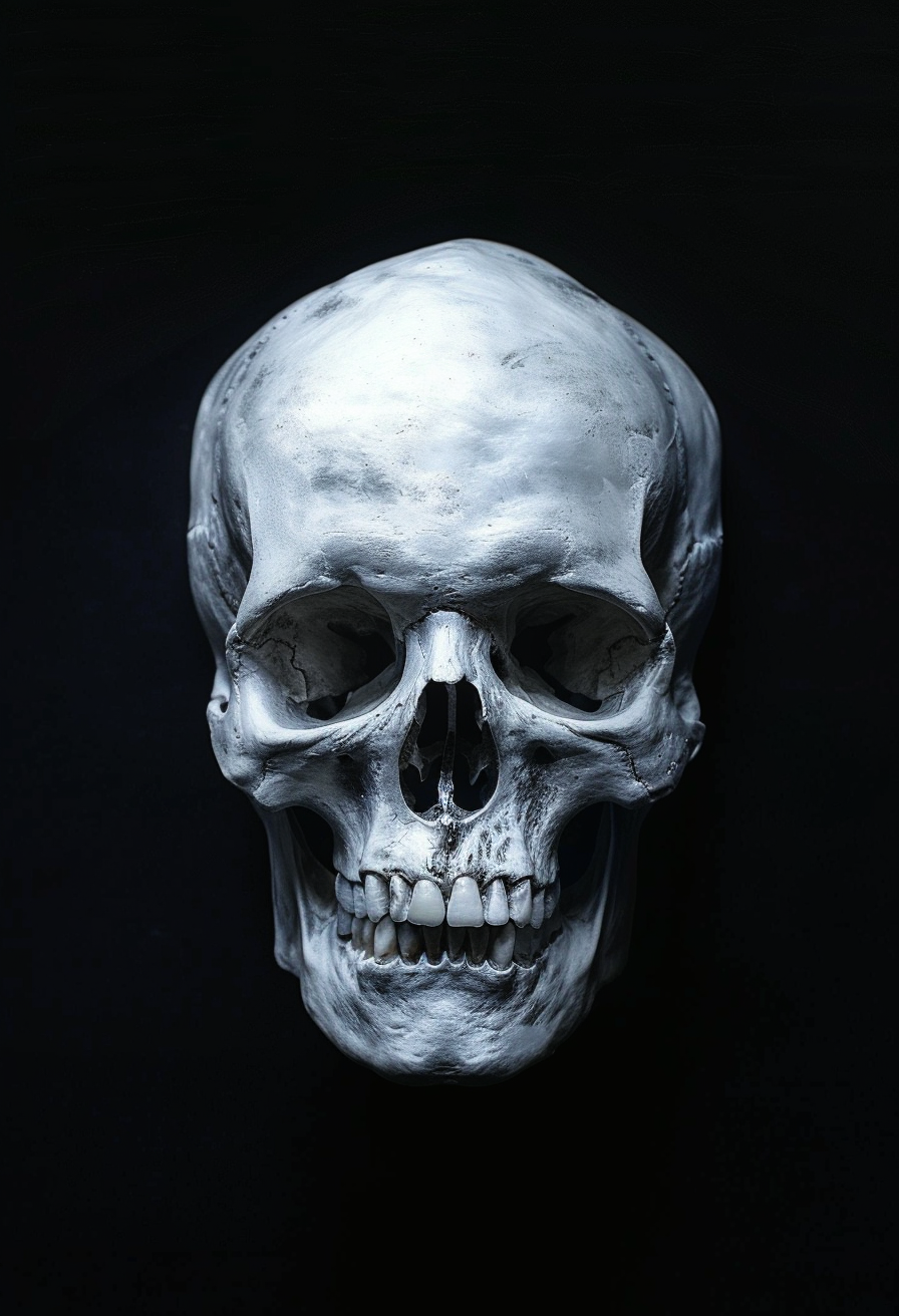 Sacred Skull - Impression sur aluminium HD | E9 Fine Metal Art