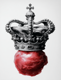 Crowned Heart - Impression sur aluminium HD | E9 Fine Metal Art