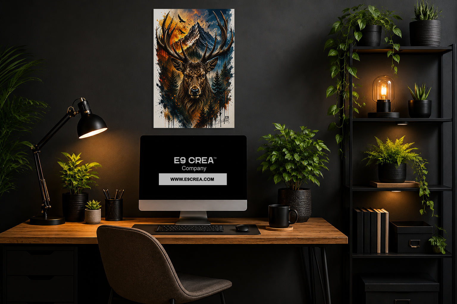 Wild Monarch - Impression sur aluminium HD | E9 Fine Metal Art