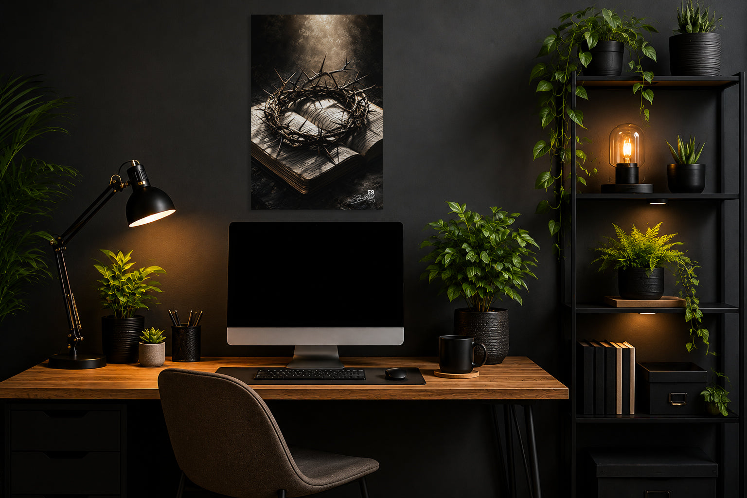 Le Livre et la Couronne - Impression sur aluminium HD | E9 Fine Metal Art
