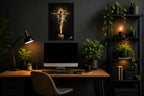 The Flame of Christ - Impression sur aluminium HD | E9 Fine Metal Art