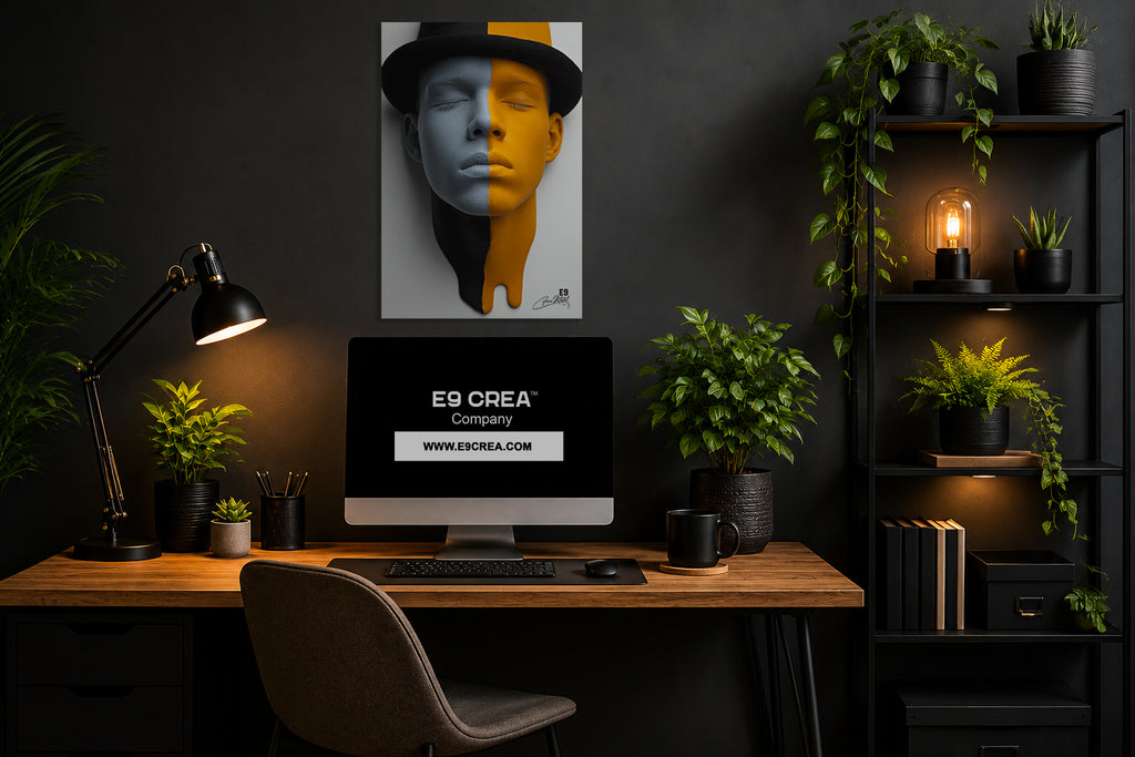 Half & Half X - Impression sur aluminium HD | E9 Fine Metal Art