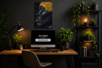 Golden Crown - Impression sur aluminium HD | E9 Fine Metal Art