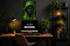 Green Eyes - Impression sur aluminium HD | E9 Fine Metal Art