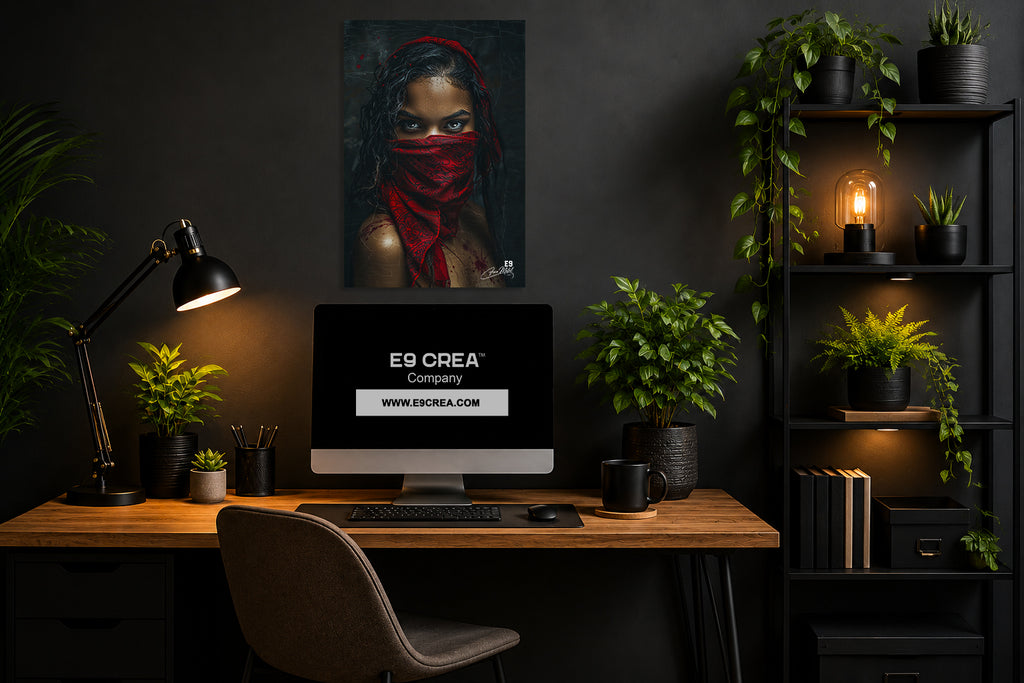 Wild Eyes - Impression sur aluminium HD | E9 Fine Metal Art
