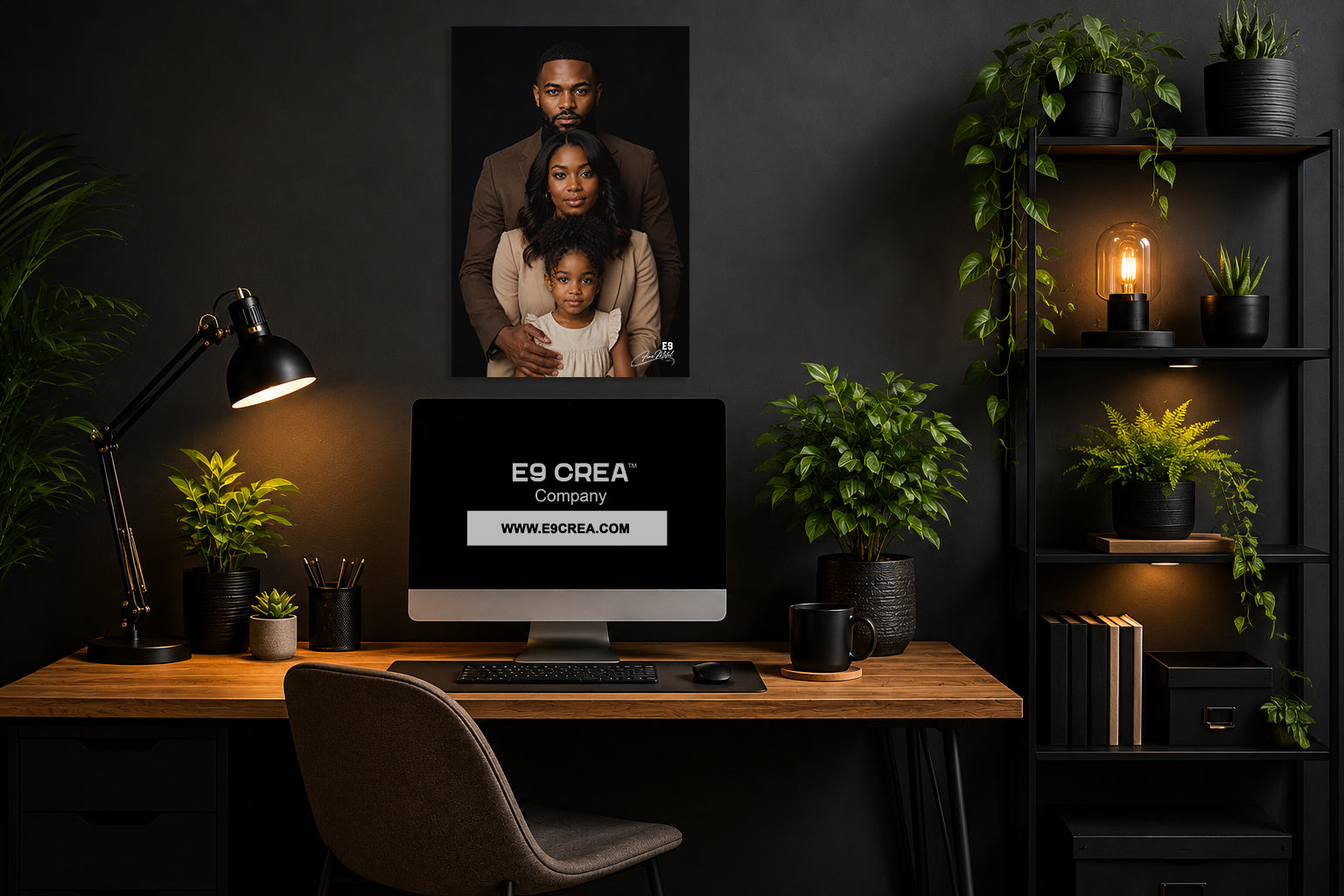 Souvenirs de famille Personnalisez ce style avec votre image, texte ou logo pour créer une décoration unique qui reflète votre identité. #3