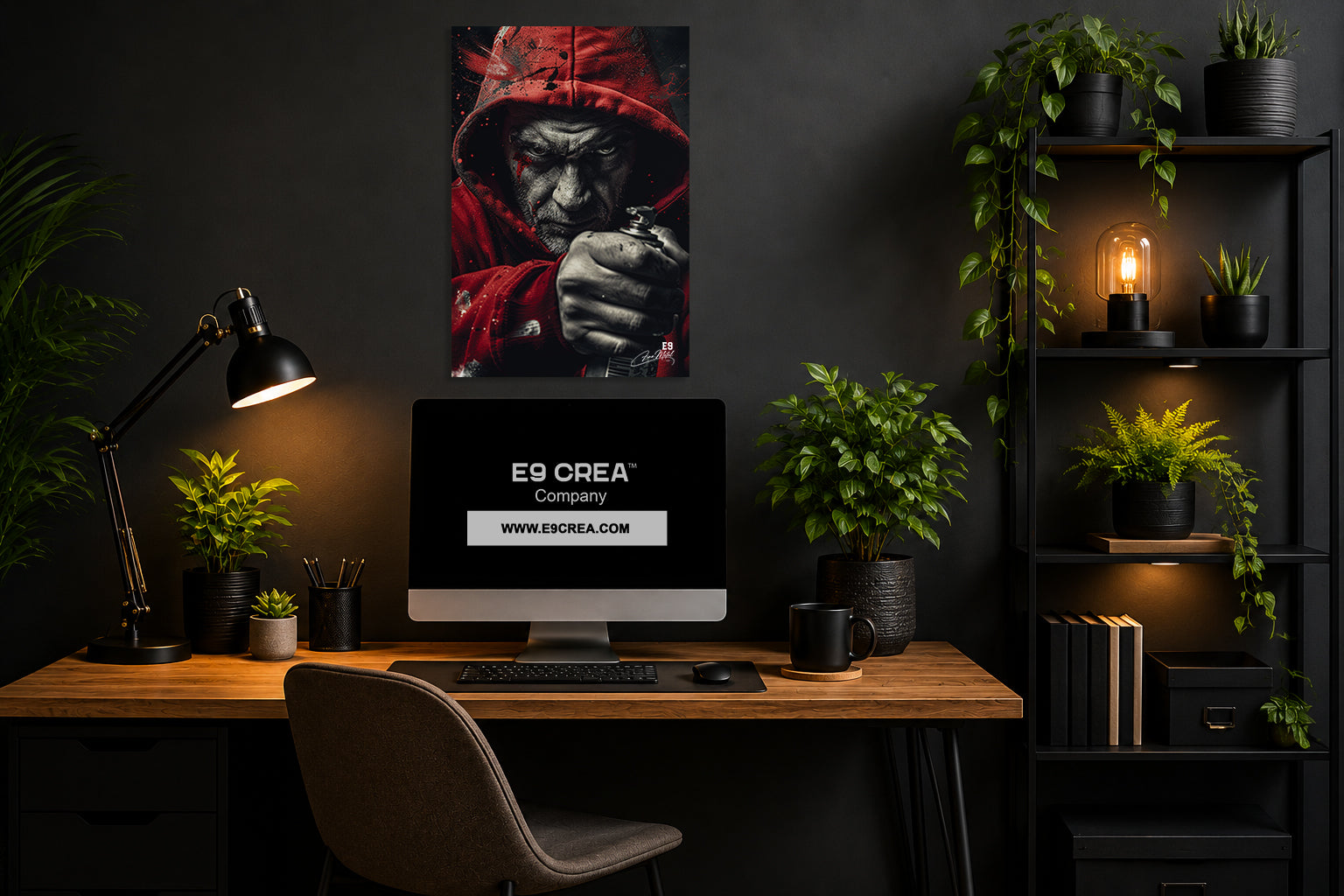 The Writer I - Impression sur aluminium HD | E9 Fine Metal Art