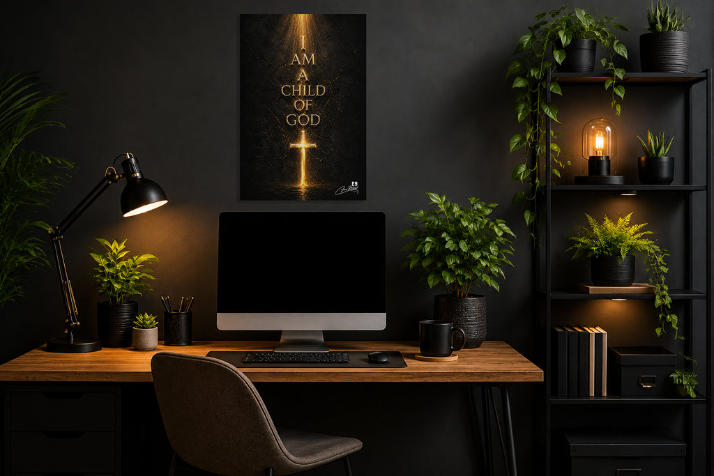 I Am a Child of God - Impression sur aluminium HD | E9 Fine Metal Art