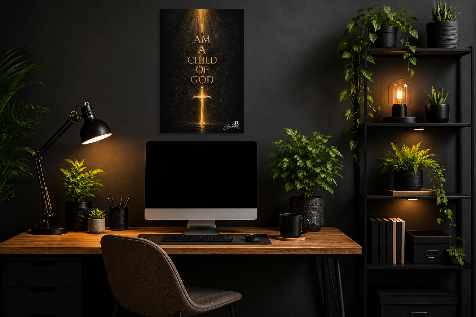I Am a Child of God - Impression sur aluminium HD | E9 Fine Metal Art